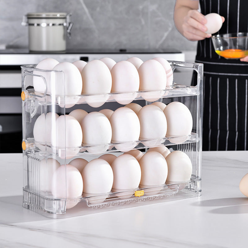 Egg Storage Box for Kitchen and Refrigerator Door